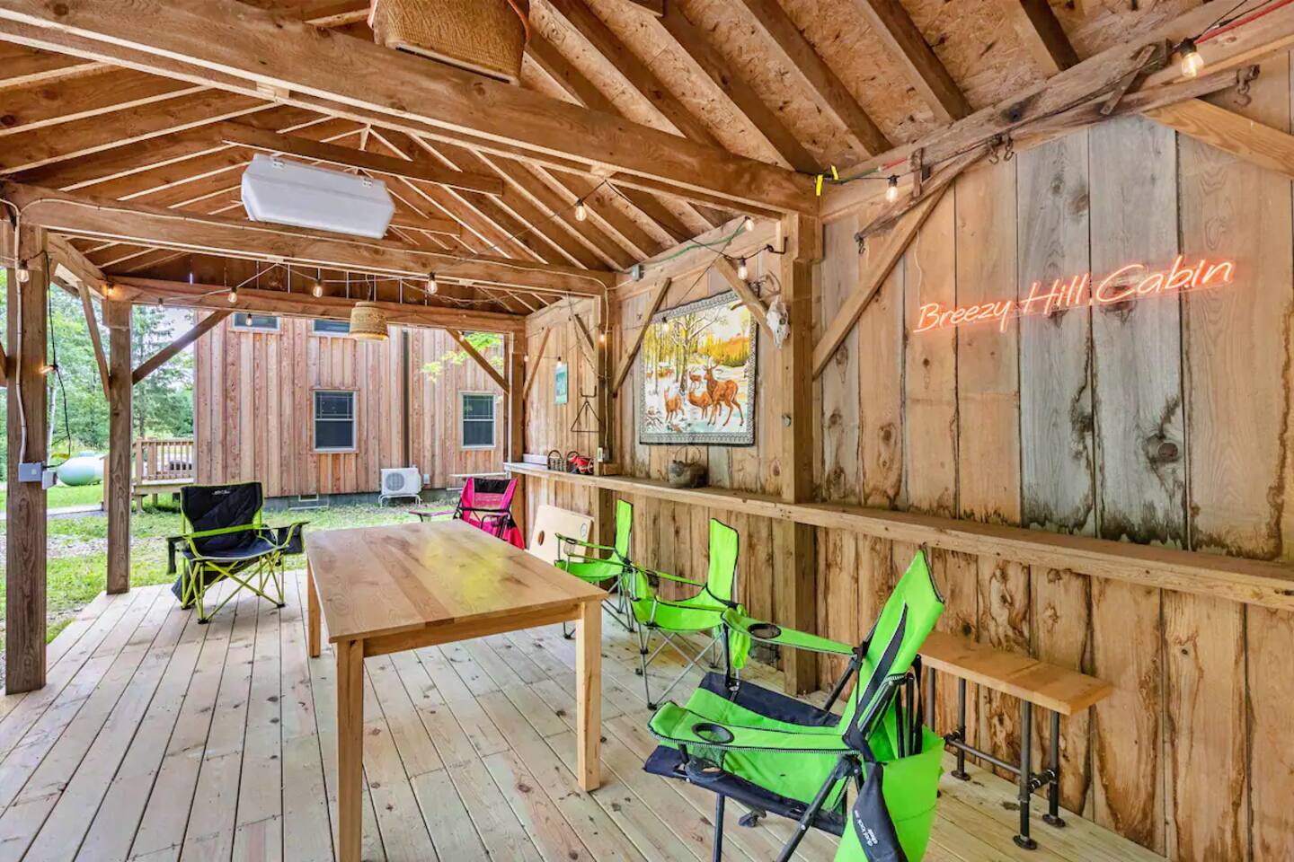 Cabin Glamping Chef's Kitchen New Build