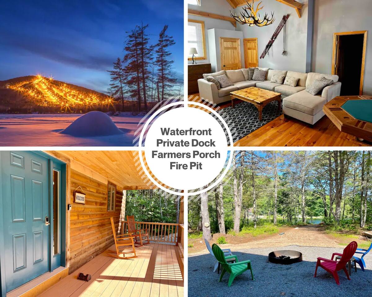 Lakefront Maine Retreat~PVT Dock & Year-Round Fun — Denmark — vacation rental