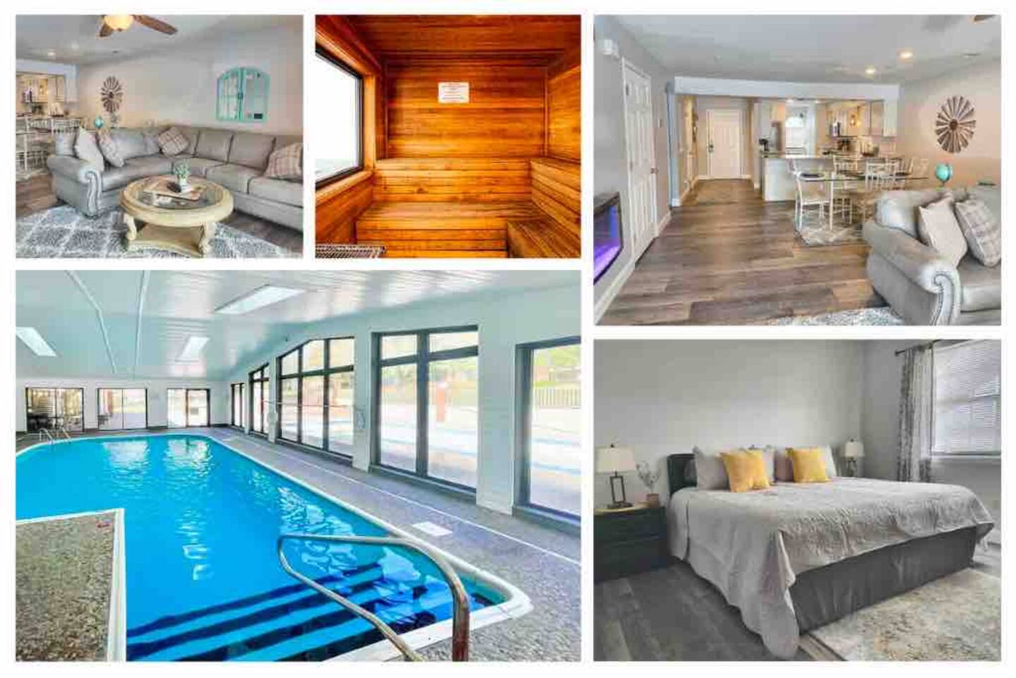 Gorgeous, 3 min to Strip! Pools, Hot Tub, Sauna!