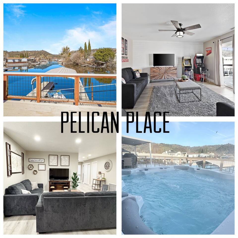 Waterfront•HotTub•GameRoom•PedalBoat•FirePit•Dock — Clearlake Oaks — vacation rental