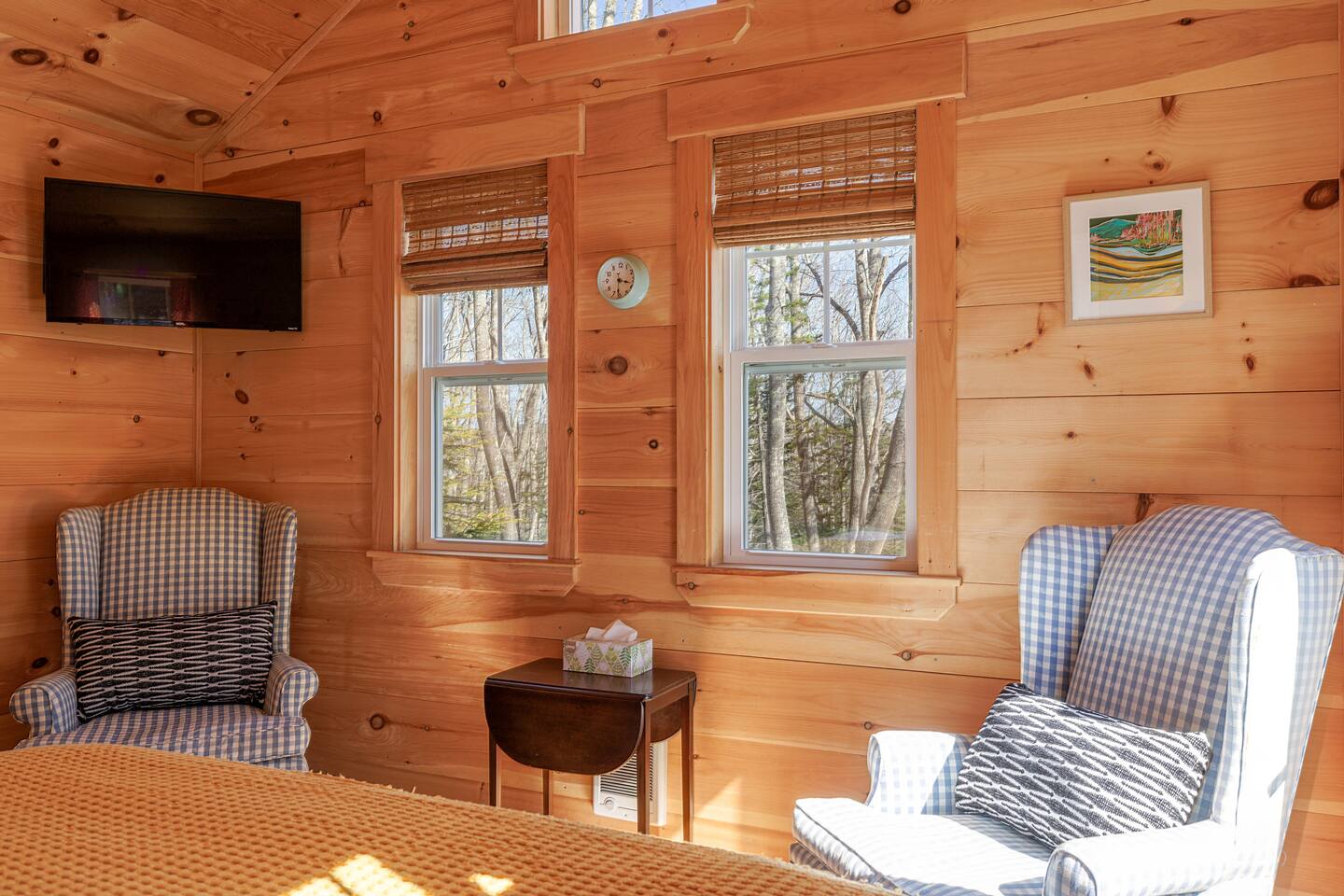 Beautiful Maine Cabin #5 • Wood Fired Cedar Sauna