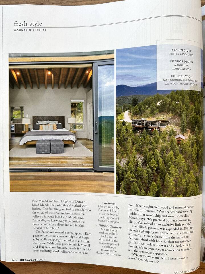 Luxury Treehouse + Glamping Tent - Views for Miles