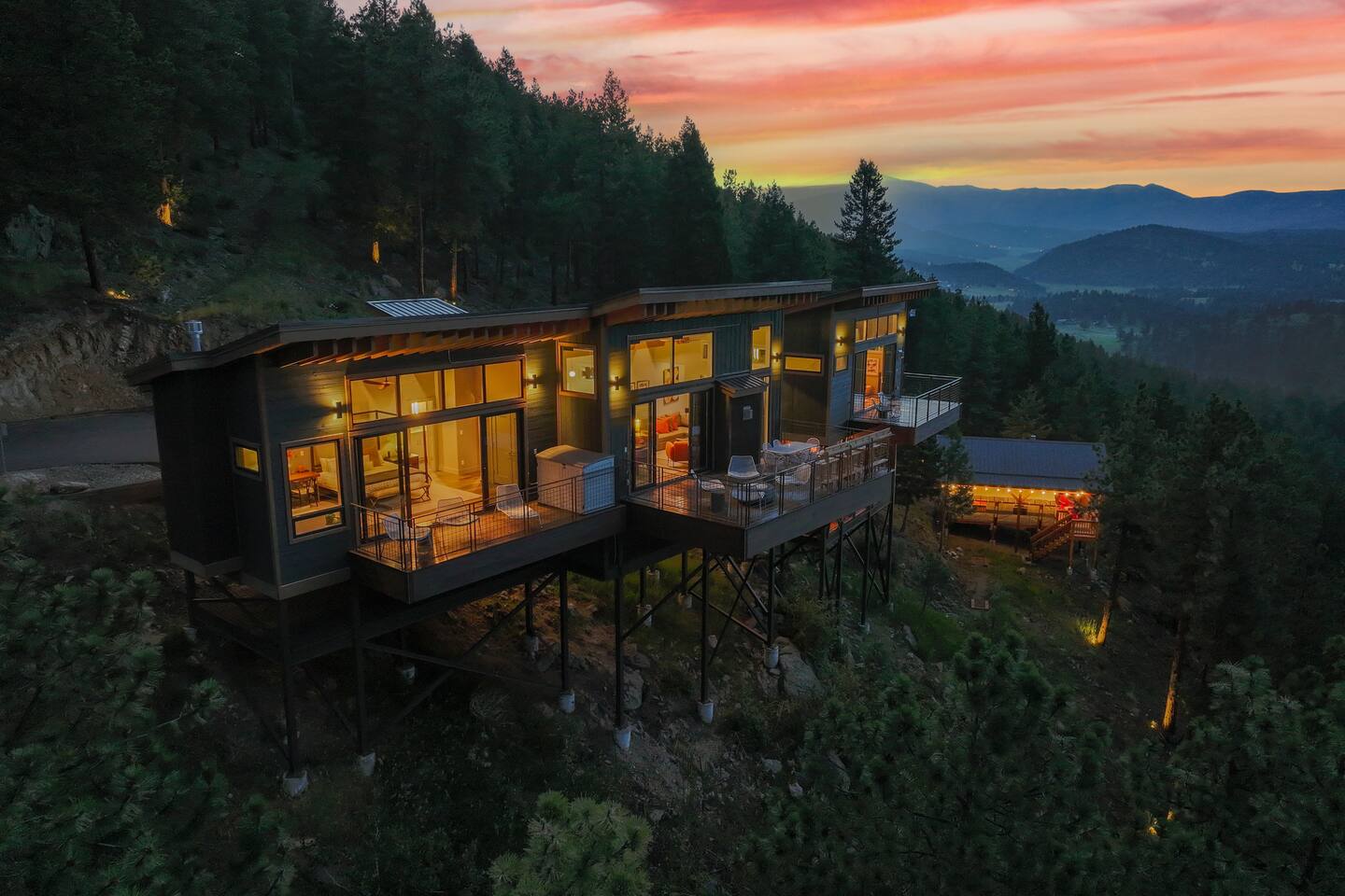 Luxury Treehouse + Glamping Tent - Views for Miles — Bailey, CO — vacation rental