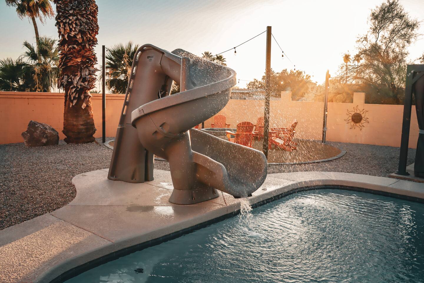 Epic Vacation: Slide, Golf, Court, Spa, FirePit!