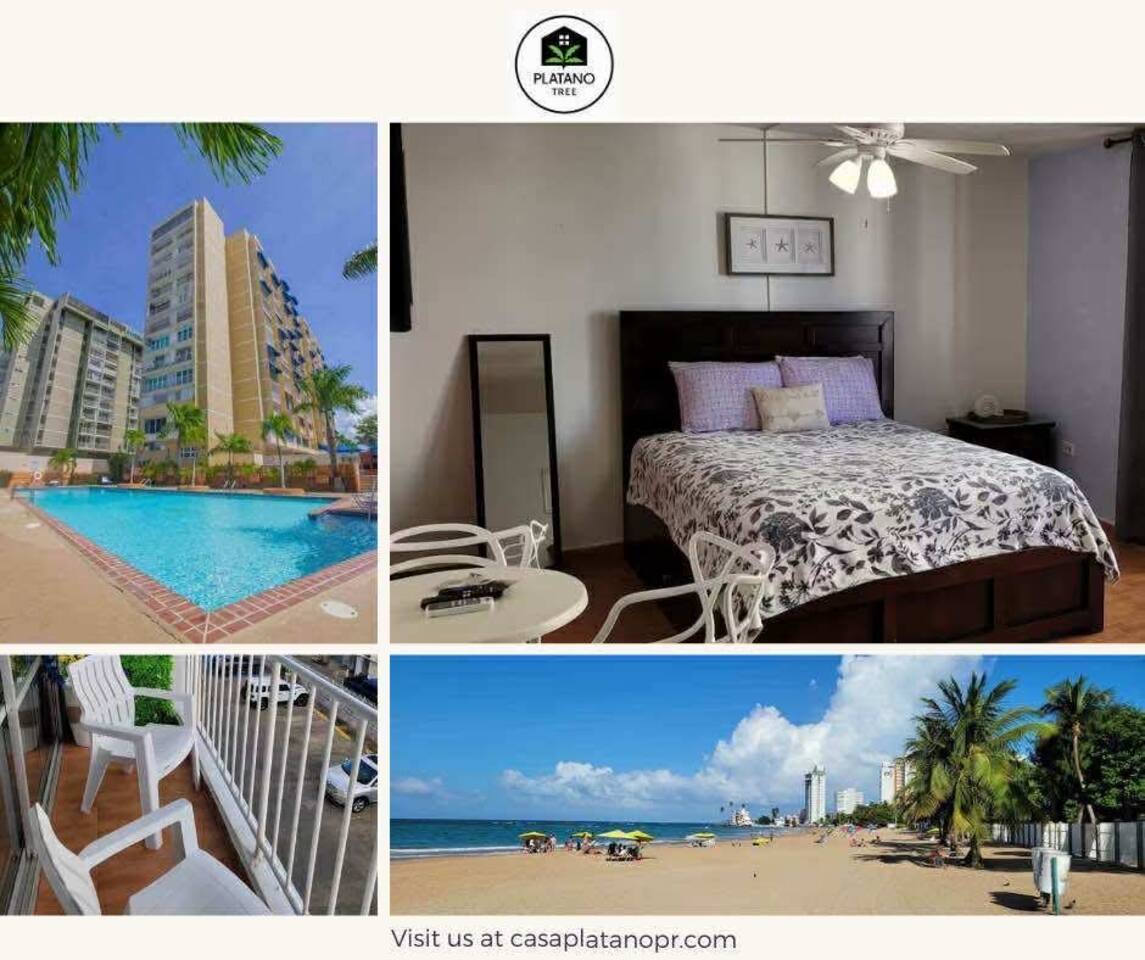 Isla Verde Studio Walk to Beach Free Parking Pool — Carolina — vacation rental