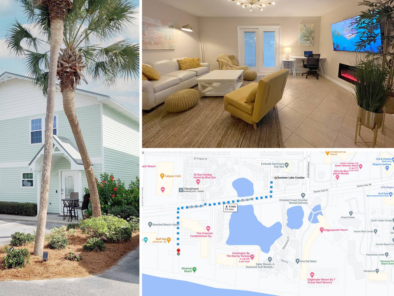 Half duplex 300 steps from beach • Free cruise! — Destin — vacation rental