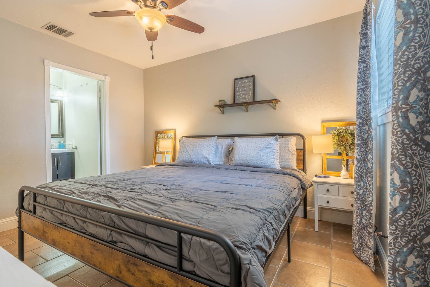 Inside 1604 Spacious Lackland AFB Beauty King Bed