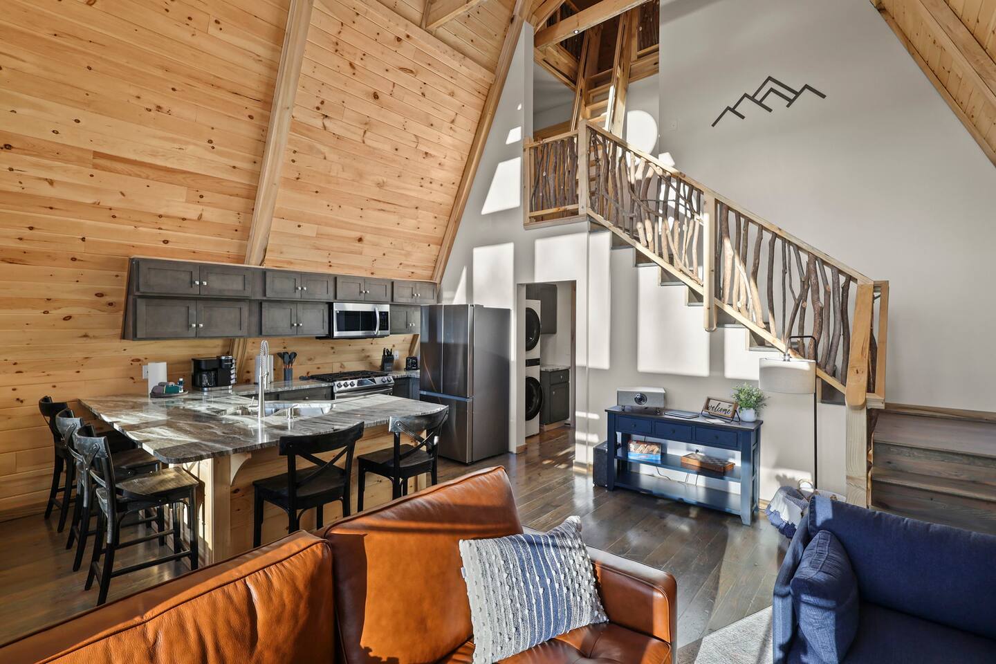 New A-Frame Cabin - Hot Tub, Fire Pit, Views!